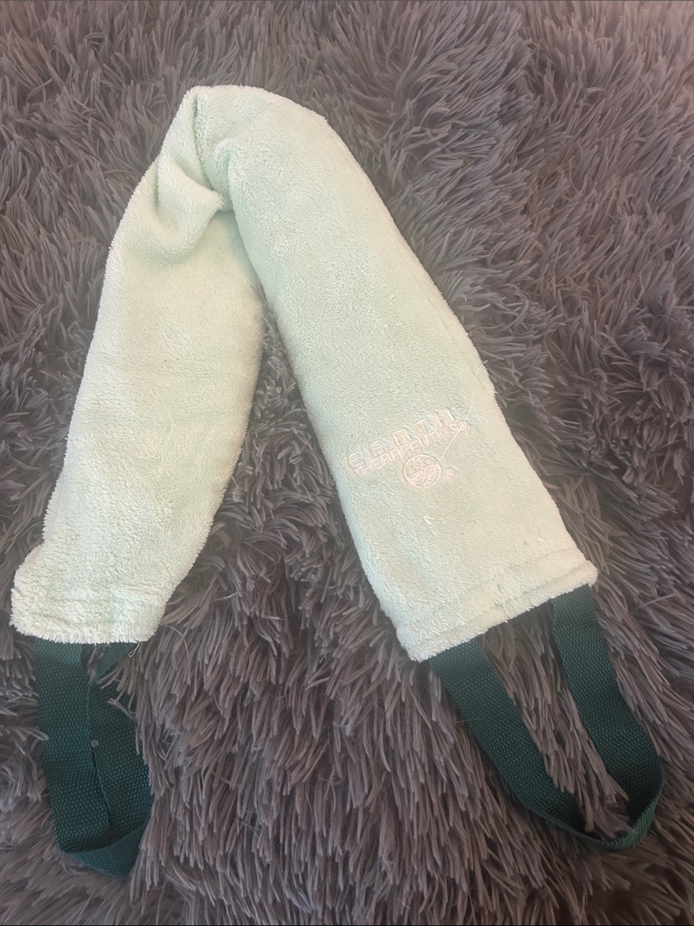 Heating pack Plush Neck Support Strap - Mint Green